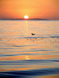 sunset over Anglesey